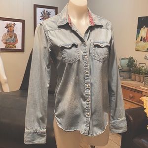 Blue Jean Button Down Shirt